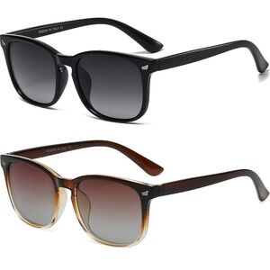 2 Pack Polarized Sunglasses For Women (40)